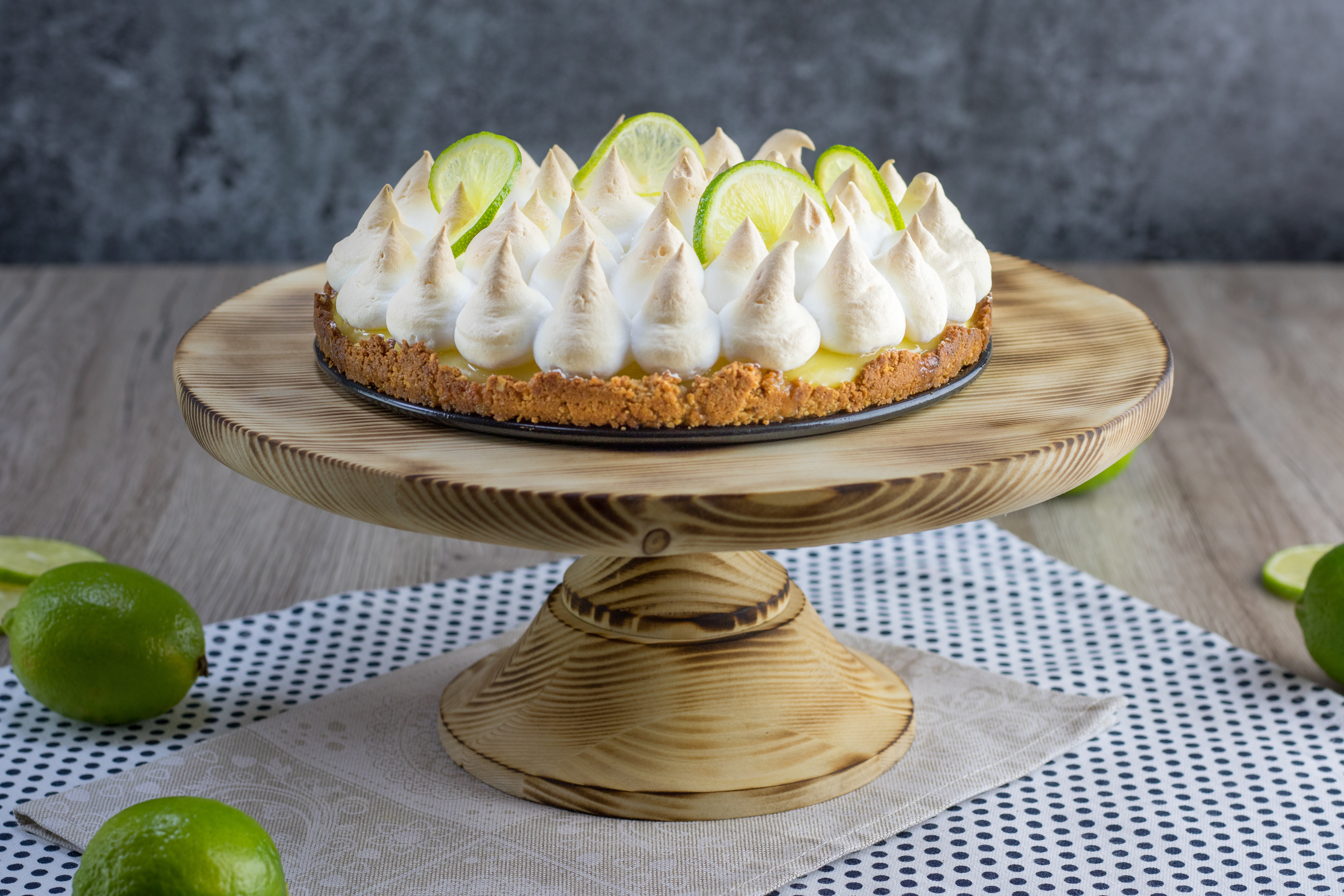 Key Lime Pie with Italian Meringue