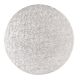 Single Thick Round Silver Cake Card 330mm (13