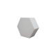 Professional Straight Edge Cake Dummy - 8 Inch Hexagon, 3 Inch Deep