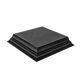 Square Glossy Black Cake Stand 14