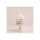 Make A Wish Wood Double Heart Cupcake Topper