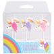 Unicorn & Rainbow Candles x 6