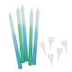 Blue/Green Ombre Candles 100mm - Pack of 12
