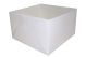 White Cake Box Base Only 10