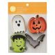 Wilton Bat, Pumpkin, Ghost & Monster - Metal Cutter Set x 4