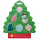 Wilton Christmas Tree Assorted Mini Cutters - Set of 6