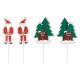 Wilton Santa & Signpost Picks x 12