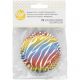 Wilton Bright Zebra Baking Cups Zebra - Pack of 75