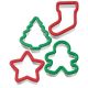 Christmas Grippy Cutter Set Of 4 by Wilton