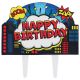 Super Hero Birthday Gumpaste Picture - 160 x 160mm