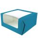 Brights Teal Square Cake Box - 10 x 5