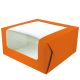 Brights Tangerine Square Cake Box - 10 x 5