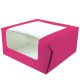 Brights Pink Square Cake Box - 10 x 5