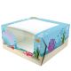 Mermaid Square Cake Box - 10 x 5