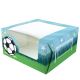 Football Square Cake Box - 10 x 5