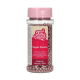 Metallic Pink Sugar Pearls, Medium 4mm (80g)