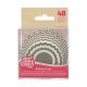 FunCakes Grey Chevron Baking Cases x 48