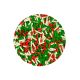 Scrumptious Red/Green/White Mix Strands Sprinkles 80g