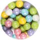 Purple Cupcakes Shimmer Rainbow Chocolate Filled Sugar Pearls - 10mm Large Pearls for Bold Cake Accents, 80g