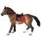 Hanoverian Stallion Saddled Horse Cake Figure Topper