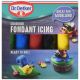 Dr. Oetker Multicolour Ready to Roll Fondant Icing - 5 Assorted Colors for Cake Decorating, 5 x 100g