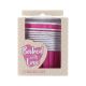 Hot Pink Baking Cups - Pack Of 12 - Boxed 3