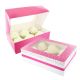 Cupcake Box - Sprinkle Pink - 2 Pack