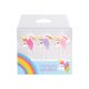 Unicorn Candles - Pack of 6