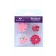 Sugar Decoration - Piping - Pink Daisy Collection - 14 Pieces