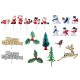 Decorations Pack - Christmas Decorations - Assorted - 180 Pieces