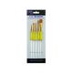 Set of 5 Craft Paint Brushes