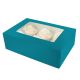 Box 6/12 Cupcake - Brights Teal