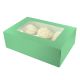 Box 6/12 Cupcake - Brights Jade Green