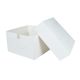 Box & Lid Cake Square White 203 x 127mm (8