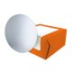 Box Bowl Brights Tangerine & Board Silver 254mm (10