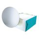 Box Bowl Confetti Teal & Board Silver 254mm (10