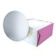 Box Bowl Confetti Pink & Board Silver 254mm (10