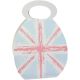 Pack of 10 Cupcake Handbag Box Holds 1 - Union Jack Print