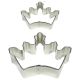 Crown Cake And Cookie Cutter Set Of 2