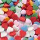 65g Rainbow Confetti Hearts