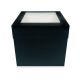 Black Matt Extra Deep Cake Box With Window - 14 Inch