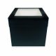 Black Matt Extra Deep Cake Box With Window - 8 Inch