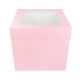 8 Inch - Baby Pink Extra Deep MATT Cake Box With Window by Simply Making