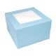 6 Inch - Baby Blue Cake Box With Window by Simply Making