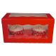 Holds 2 Red Cupcake Box With Double Window by Simply Making