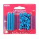 Blue Candles and Holders - Pack of 144