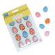 Easter Edible Sugar Decorations - Flower Eggs, Set of 12