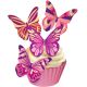 Sk Designer Butterflies - Fantasy Warm Hues for Creative and Artistic Cake Toppers