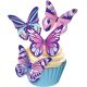 Sk Designer Butterflies - Fantasy Cool Tones for Subtle and Elegant Cake Decorations