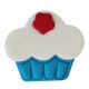 Handcrafted Sugar Decorations - Cupcake Toppers, Pack of 6 (32 x 28mm / 1.25 x 1.10”)